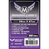 Mayday Standard USA Game Size Clear Sleeves (Pack of 100) - 56 MM X 87 MM