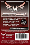 Mayday Premium Mini Chimera Game Clear Sleeves (Pack of 50) - 43 MM X 65 MM