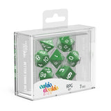 Oakie Doakie Dados RPG Set Sólido - Verde (7)