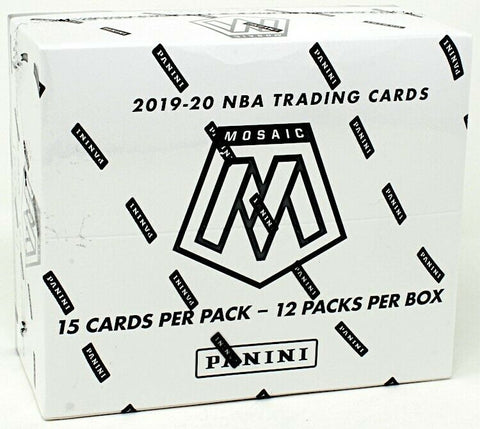 PANINI 2019-20 Mosaic NBA Basketball Multi-Pack Trading Cards Box (12 Packs Per Box)