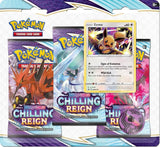 POKÉMON TCG Sword and Shield - Chilling Reign Three Booster Blister
