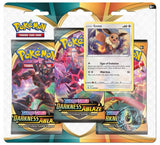 POKÉMON TCG Sword and Shield- Darkness Ablaze Three Booster Blister