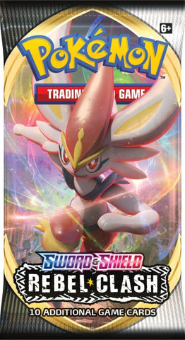 POKÉMON TCG Sword and Shield Rebel Clash Booster Pack (Release Date 01 – The Games Corner