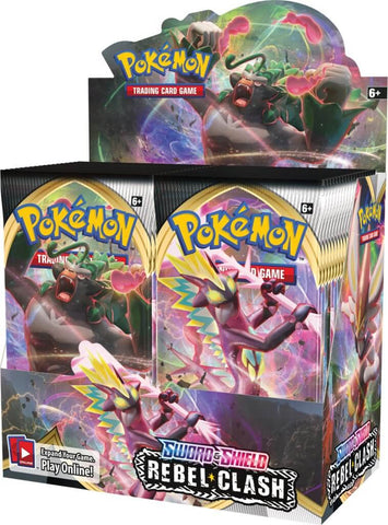 POKÉMON TCG Sword and Shield Rebel Clash Booster Box (Release Date 01/05/2020)