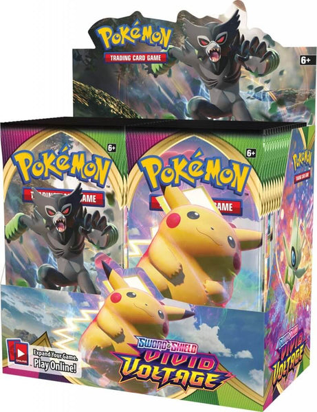 POKÉMON TCG Sword and Shield Vivid Voltage Booster Box (Release date 1 –  The Games Corner