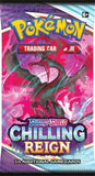 Paquete de refuerzo Reinado Escalofriante de Espada y Escudo de POKÉMON TCG (fecha de lanzamiento: 18 de junio de 2021)