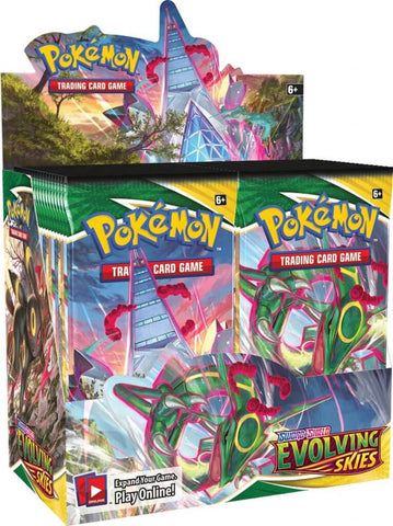 POKÉMON TCG Sword and Shield Evolving Skies Booster Box (Release Date 10 Sep 2021)