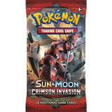 POKÉMON TCG Sun & Moon Crimson Invasion Booster Pack (Release date 3/11/2017)
