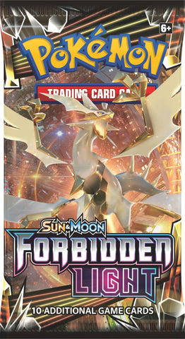 POKÉMON TCG Sun & Moon Forbidden Light Booster Pack (Release date 04/0 – The Games Corner