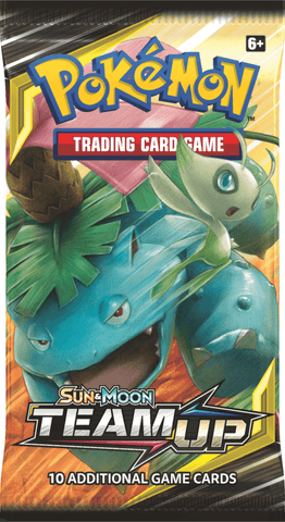 POKÉMON TCG Sun & Moon Team Up Booster Pack (Release Date 01/02/2019)