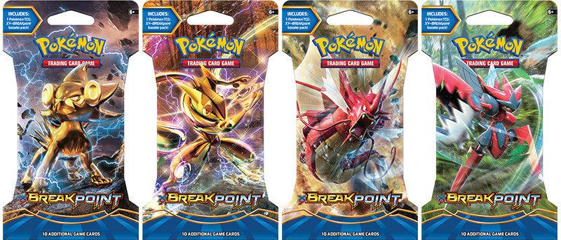 10 Pokmon TCG XY Breakpoint Factory Sealed Blister Booster Packs 100 Cards Total 10 Pokmon TCG XY Breakpoint Factory Sealed Blister Booster Packs 100 Cards Total