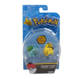 Pokemon Bulbasaur vs. Pikachu Confined Set of 2 Action Figures