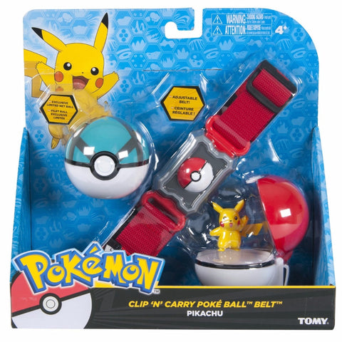 Pokemon Clip n Carry Poke Ball Belt Pickachu