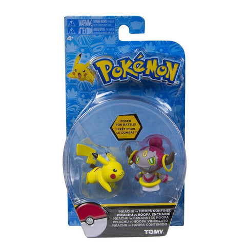 Pokemon Pikachu vs Hoopa Confined Set of 2 Action Figures