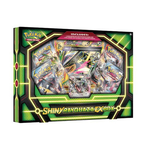 Pokémon TCG: Shiny Rayquaza-EX Box – The Games Corner