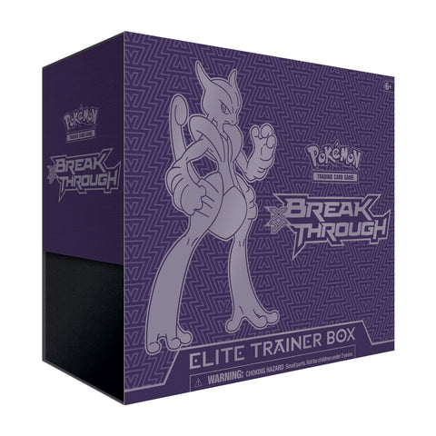 Pokemon TCG XY BREAKthrough Elite Trainer Box (Purple, Mewtwo X Version)