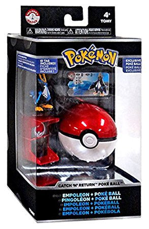 Pokemon Trainer's Choice Catch n Return Pokeball Empoleon & Poke Ball Figure Set