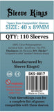 Sleeve Kings Board Game Sleeves "Space Base Compatible" (40mm x 89mm) (110 Sleeves Per Pack)