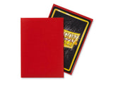 Sleeves - Dragon Shield - Box 100 - Standard Size-Crimson MATTE