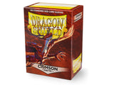 Sleeves - Dragon Shield - Box 100 - Standard Size-Crimson MATTE