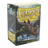 Sleeves - Dragon Shield - Box 100 - Green MATTE - The Games Corner