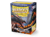 Sleeves - Dragon Shield - Box 100 - Non Glare - Standard Size-Black