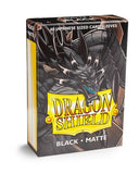 Sleeves - Dragon Shield Japanese- Box 60 - Black MATTE