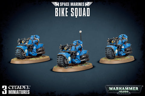 Warhammer 40k Space Marine Bike Squad