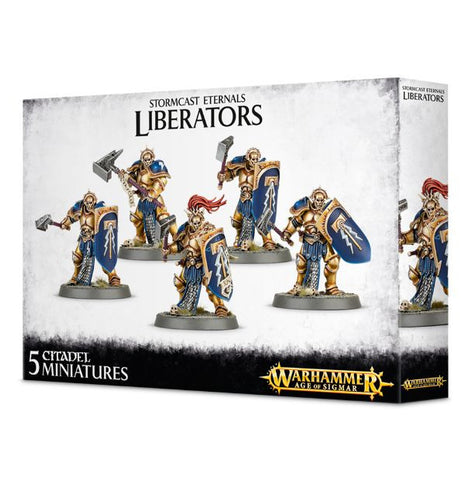 Warhammer Age of Sigmar Stormcast Eternals Liberators (5 Miniatures, Code: SCE-10, Part: 99120218004 )