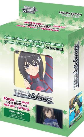 Weiss Schwarz Bofuri: I Don't Want to Get Hurt, so I'll Max Out My Defense Trial Deck+ (Release date 21 May 2021)