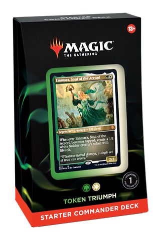 MTG 2022 Starter Commander Deck-Token Triumph (Release Date 02 Dec 2022)