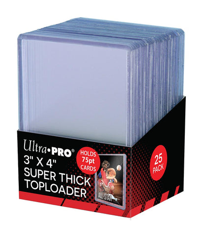 ULTRA PRO 3 x 4 Super Thick 75PT Toploader