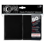 ULTRA PRO - DECK PROTECTOR STANDARD Sleeves - 80ct Pro-Matte (Non Glare) - Eclipse Black
