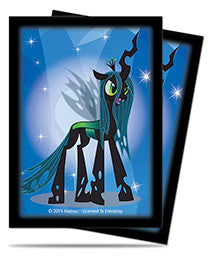 ULTRA PRO - My Little Pony Queen Chrysalis Deck Protector Sleeves - 65ct-Standard size