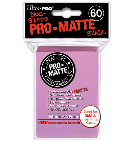 ULTRA PRO - SMALL PRO - Matte - Deck Protector Sleeves Pink