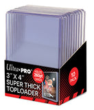 ULTRA PRO - TOPLOADER- 3" x 4" 260pt Clear Regular
