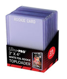 ULTRA PRO - TOPLOADER - 3x4 ROOKIE - White