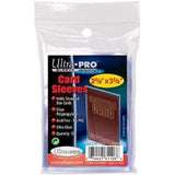 ULTRA PRO 2 5/8" X 3 5/8" Clear SOFT CARD SLEEVES 100 PACK