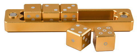 ULTRA PRO Gaming Accessories - Gravity Dice - D6- 5 Dice Set- Gold