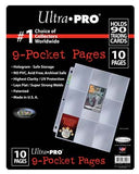 ULTRA PRO Page - 9-Pocket 10 Pages Pack