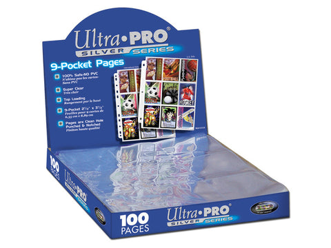 ULTRA PRO Page - 9-Pocket Silver Series