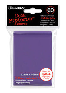ULTRA PRO Small Deck Protector - Mini 60ct Purple