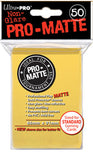 ULTRA PRO Standard PRO-Matte - Deck Protector® Sleeves Yellow 50ct