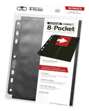 Ultimate Guard 8-Pocket Standard Size Pages Black (10)