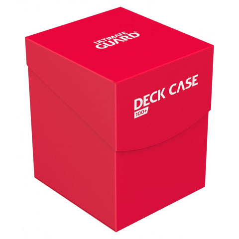 Ultimate Guard Deck Case 100+ Standard Size Red Deck Box