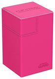 Ultimate Guard Flip n Tray Deck Case 100+ Standard Size XenoSkin Pink Deck Box