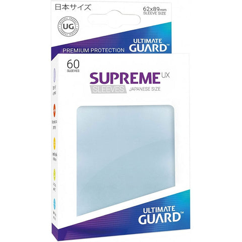 Ultimate Guard Supreme UX Sleeves Japanese Size Matte Transparent (60)