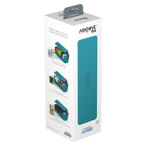 Ultimate Guard Arkhive Flip Case 400+ Standard Size XenoSkin Petrol Blue