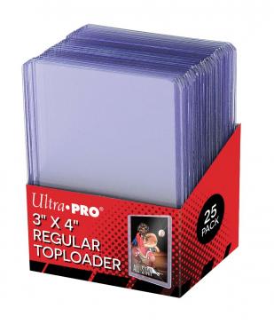 Ultra Pro 3" x 4" Clear Regular Toploader
