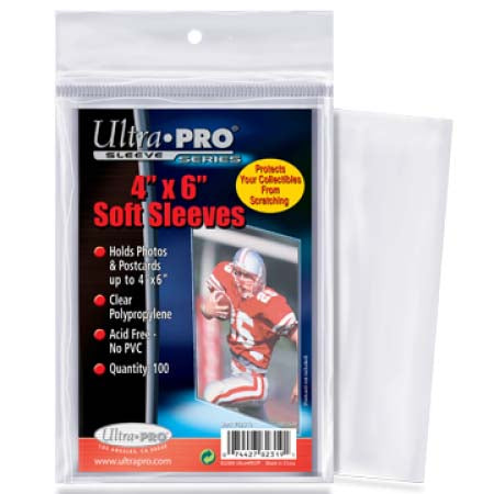 Ultra Pro 4x6 inch Soft Sleeves